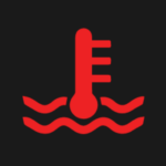 temperature warning light dash